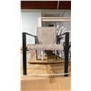 Image 1 : SET OF 4 MALLIN MESH BACK CAST ALUMINUM OUTDOOR PATIO STACKING ARM CHAIRS *IN BOX*