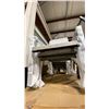 Image 3 : SET OF 4 MALLIN MESH BACK CAST ALUMINUM OUTDOOR PATIO STACKING ARM CHAIRS *DISPLAY ONLY*