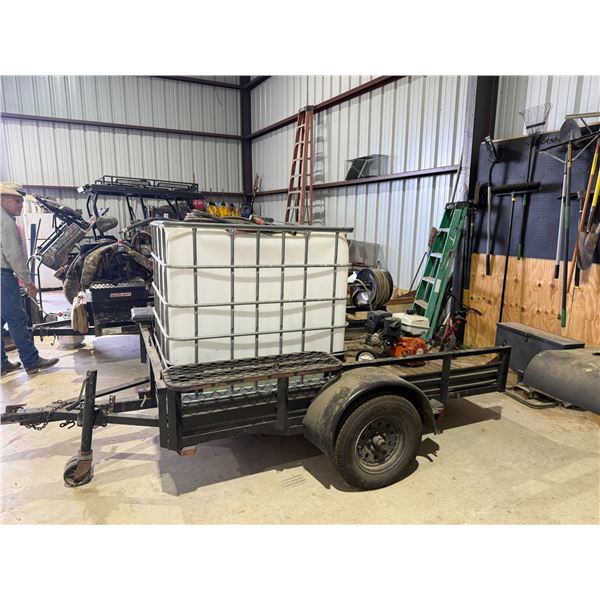 POWER WASHING TRAILER RIG