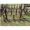 Image 1 : Heavy-Duty Steel Square Bale Hay Feeder (Bent – Repairable)