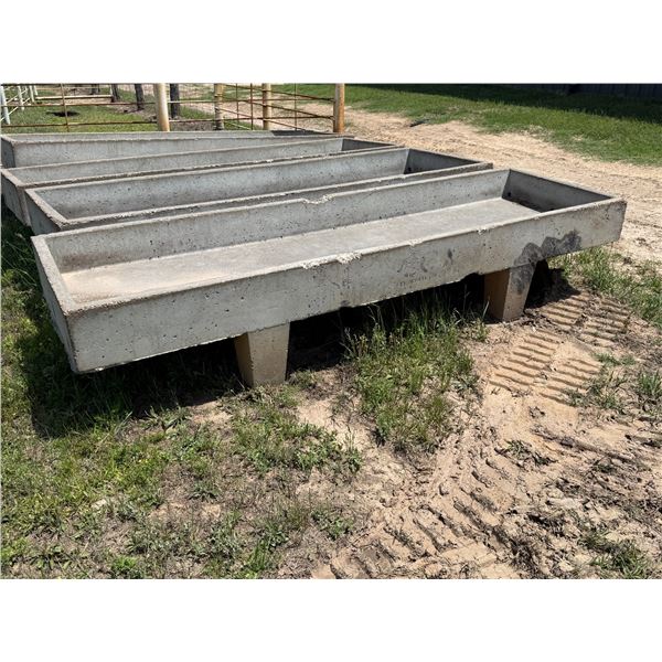 12’ Precast Concrete Feed Bunk