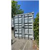 Image 1 : GREY 40' 52,910 LB MAX CAPACITY INDUSTRIAL TRANSPORT CONTAINER WITH 4 DUAL SWING SIDE DOORS DUAL