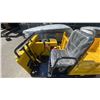 Image 4 : SDLANCH SDLD25 YELLOW RIDE ON GAS POWERED MINI CRAWLER DUMPER, 3 SPEED WITH 9" TRACKS &