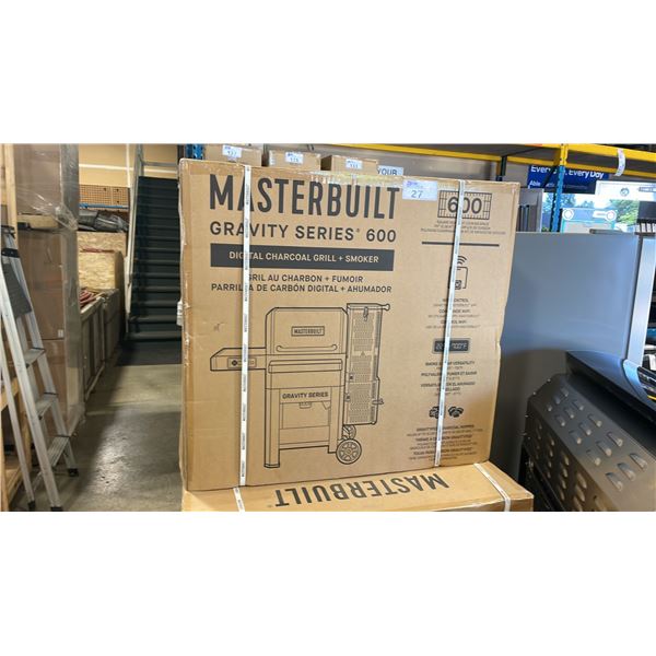 MASTERBUILT MODEL MB20041023. GRAVITY SERIES 600 DIGITAL CHARCOAL GRILL + SMOKER