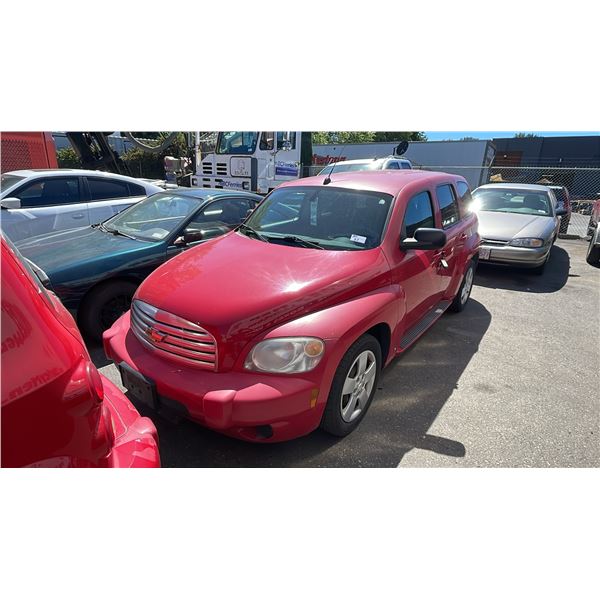 2008 CHEVROLET HHR LS, 4DRSW, RED, VIN 3GNDA13D38S644705,
