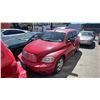 Image 1 : 2008 CHEVROLET HHR LS, 4DRSW, RED, VIN 3GNDA13D38S644705,