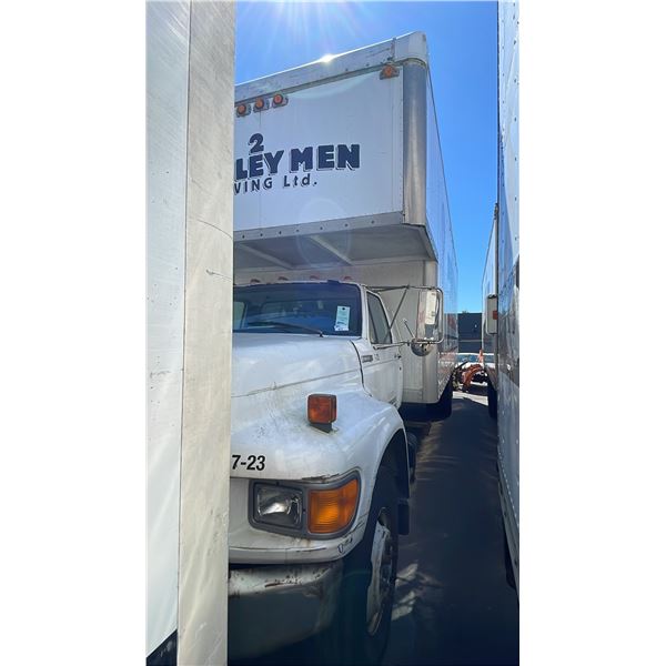 1996 FORD F-SERIES, 2DR BOX TRUCK, WHITE, VIN 1FDNF80C5TVA10412,