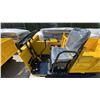 Image 4 : SDLANCH SDLD25 YELLOW RIDE ON GAS POWERED MINI CRAWLER DUMPER, 3 SPEED WITH 9" TRACKS &