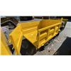 Image 7 : SDLANCH SDLD25 YELLOW RIDE ON GAS POWERED MINI CRAWLER DUMPER, 3 SPEED WITH 9" TRACKS &