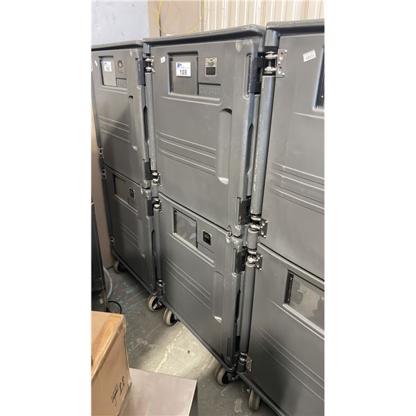 CAMBRO PCUPP615 PRO CART ULTRA COMMERCIAL 2 COMPARTMENT MOBILE INSULATED FOOD HOLDING CABINET