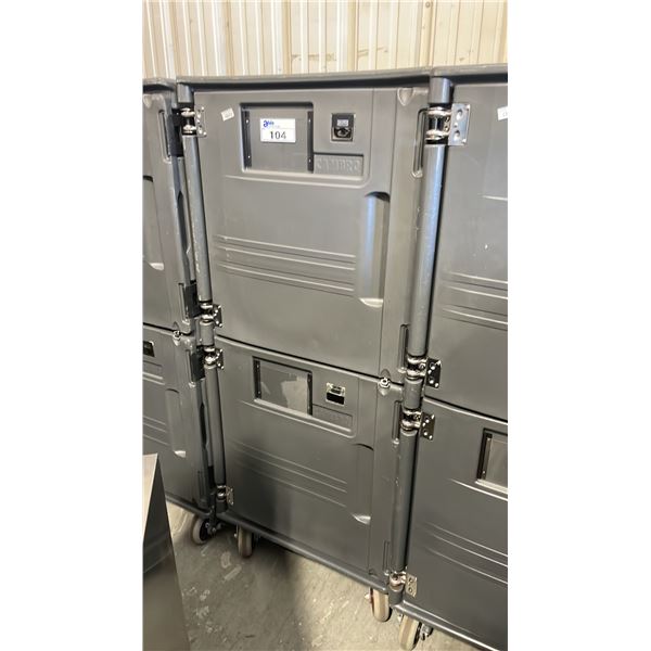 CAMBRO PCUPP615 PRO CART ULTRA COMMERCIAL 2 COMPARTMENT MOBILE INSULATED FOOD HOLDING CABINET