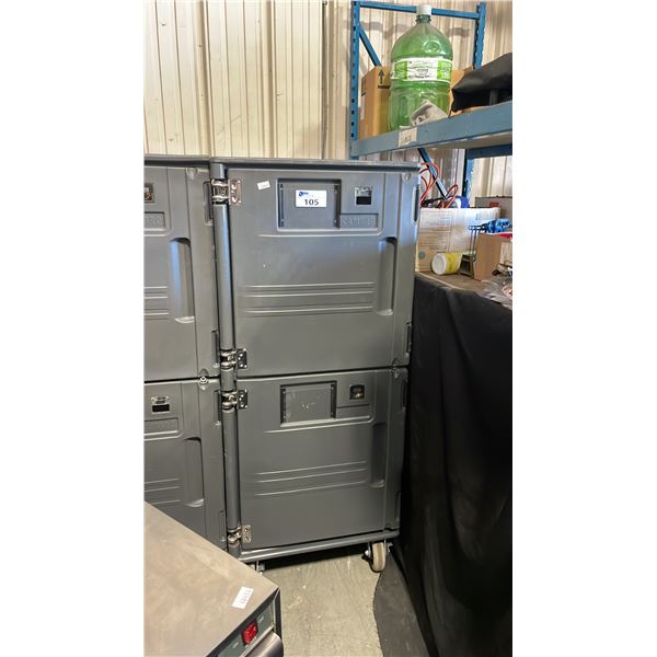 CAMBRO PCUPP615 PRO CART ULTRA COMMERCIAL 2 COMPARTMENT MOBILE INSULATED FOOD HOLDING CABINET