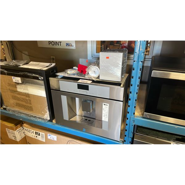 THERMADOR MODEL TCM24PS/09. 24" SMART BUILT IN STAINLESS STEEL AUTOMATIC COFFEE MACHINE WITH CERAMIC