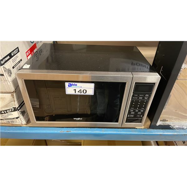 WHIRLPOOL MODEL WMC11009AS. STAINLESS STEEL ELECTRIC COUNTERTOP MICROWAVE OVEN
