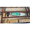 Image 1 : SEAMAX SEADANCER 108 ORANGE 10'8" INFLATABLE STAND UP RIGID PADDLE BOARD WITH BACKPACK, COLLAPSIBLE