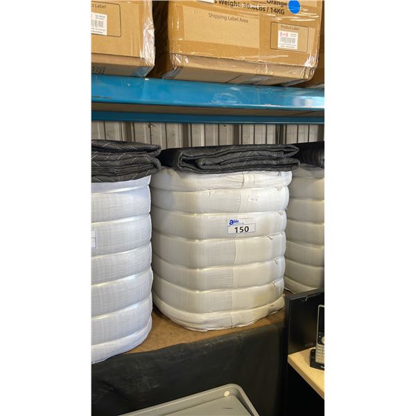 BAIL OF 12 PCS COMMERCIAL BLACK / GREY NEW WAREHOUSE TRANSPORT PADS