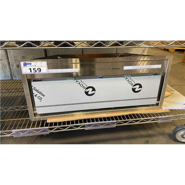 FALMEC MODEL FISAB22B3SS. SABINS 22" STAINLESS STEEL INSERT ILLUMINATED RANGE HOOD