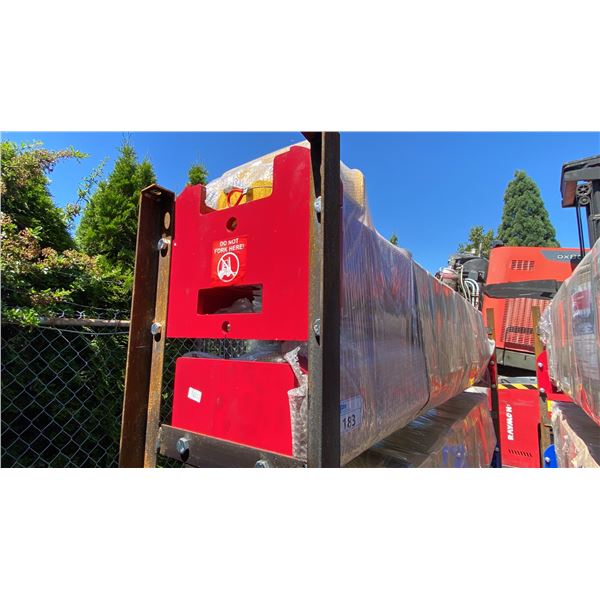 AGT INDUSTRIAL 10,000 LB CAPACITY  2-POST VEHICLE LIFT *COLOR RED*