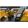 Image 4 : SDLANCH SDLD25 YELLOW RIDE ON GAS POWERED MINI CRAWLER DUMPER, 3 SPEED WITH 9" TRACKS &
