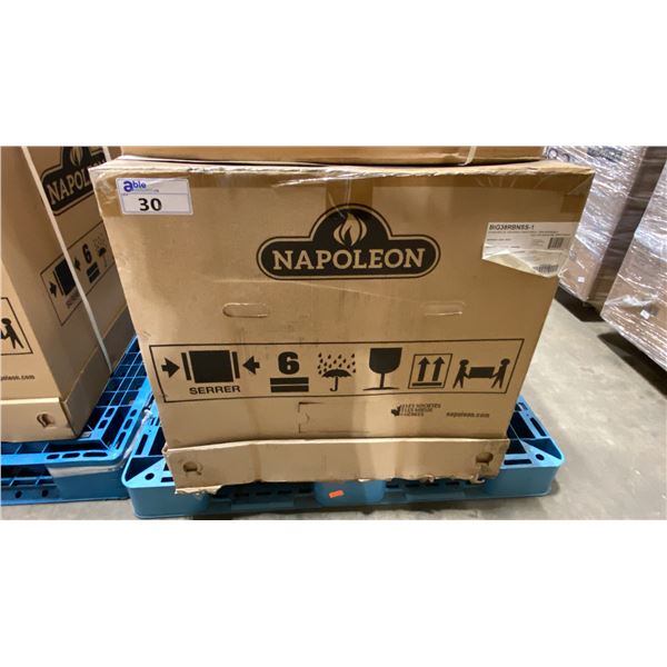 NAPOLEON MODEL BIG38RBNSS-1. STAINLESS STEEL 38" PREMIUM BUILT IN NATURAL GAS GRILL WITH 5 BURNERS,