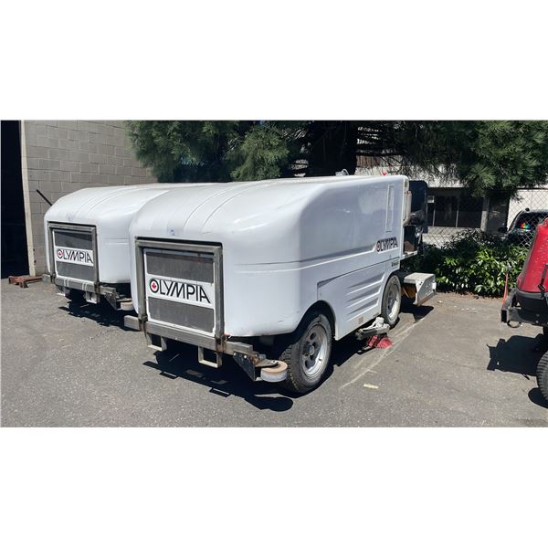 2009 OLYMPIA MILLENIUM RIDE ON ICE RESURFACER, WHITE, VIN RME0912523,