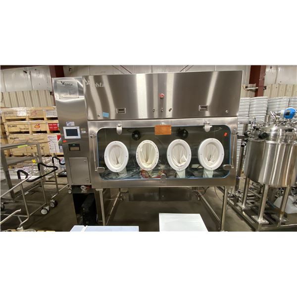 TELSTAR PURA4, 4 GLOVE SOLID WALL, SINGLE CHAMBER STERILITY TEST ISOLATOR WITH INTEGRATED BIO-