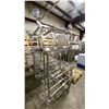 Image 2 : 2 LABORATORY MOBILE STAINLESS STEEL PARTS WASHER RACKS
