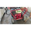 Image 3 : LITTLE BEAVER RED 4 WHEEL MOBILE GAS POWERED  HEAVY DUTY ONE-MAN EARTH DRILL WITH TORQUE TUBE,