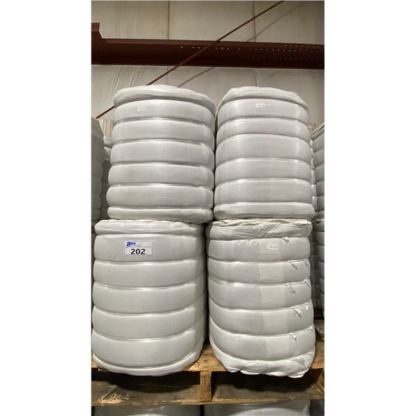 PALLET OF 12 BAILS OF 12 PCS COMMERCIAL BLACK / GREY NEW WAREHOUSE TRANSPORT PADS