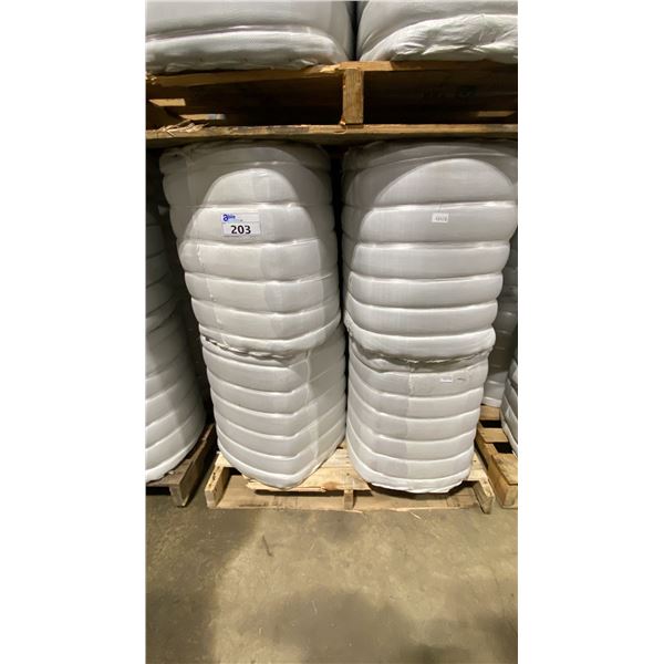 PALLET OF 12 BAILS OF 12 PCS COMMERCIAL BLACK / GREY NEW WAREHOUSE TRANSPORT PADS