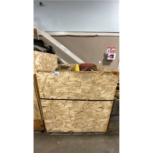 PALLET CRATE OF ASSORTED HEAVY DUTY AIR/WATER LINES *PALLET CRATE INCLUDED*