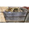 Image 1 : PALLET CRATE OF ASSORTED HEAVY DUTY AIR/WATER LINES *PALLET CRATE INCLUDED*
