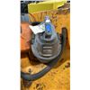 Image 4 : YELLOW PLASTIC WHEELBARROW WITH RIDGID SMALL 11L SHOP VAC & MASTERVAC 10L SHOP VAC