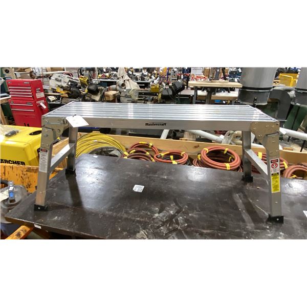 MASTERCRAFT 061-1015-4 ALUMINUM FOLDING WORK PLATFORM, 225LB CAPACITY