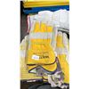 Image 3 : INDUSTRIAL RESPIRATION MASK, ASSORTED WORK GLOVES, 2 BOXES OF GASKET TAPE, 5 LEVELS & HARD HAT WITH