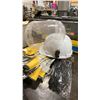 Image 5 : INDUSTRIAL RESPIRATION MASK, ASSORTED WORK GLOVES, 2 BOXES OF GASKET TAPE, 5 LEVELS & HARD HAT WITH