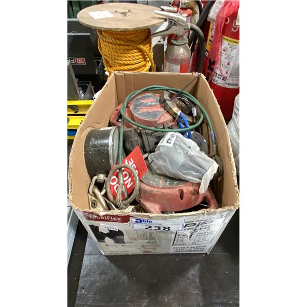 BOX OF ASSORTED FALL RESTRICTION DEVICES