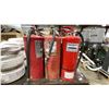 Image 3 : GROUP OF 9 LARGE INDUSTRIAL FIRE EXTINGUISHERS