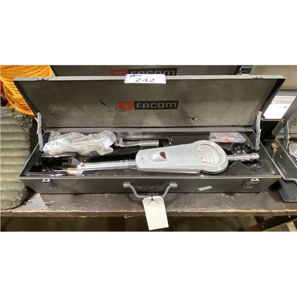 FACOM 3/4" HEAVY DUTY INDUSTRIAL TORQUE WRENCH IN METAL TRANSPORT CASE