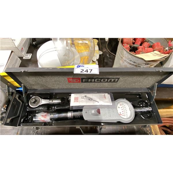FACOM 3/4" HEAVY DUTY INDUSTRIAL TORQUE WRENCH IN METAL TRANSPORT CASE