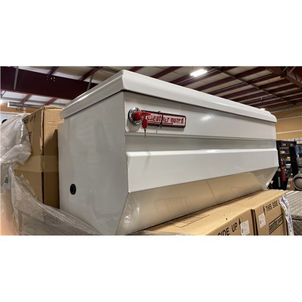 WEATHER GUARD MODEL 675-3-01, 47" HEAVY DUTY ALL PURPOSE WHITE STEEL TRUCK CHEST