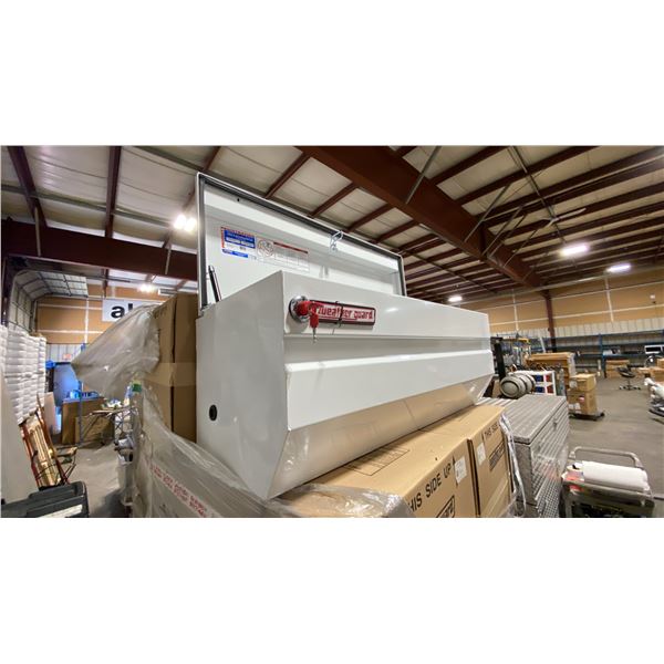 WEATHER GUARD MODEL 675-3-01, 47" HEAVY DUTY ALL PURPOSE WHITE STEEL TRUCK CHEST