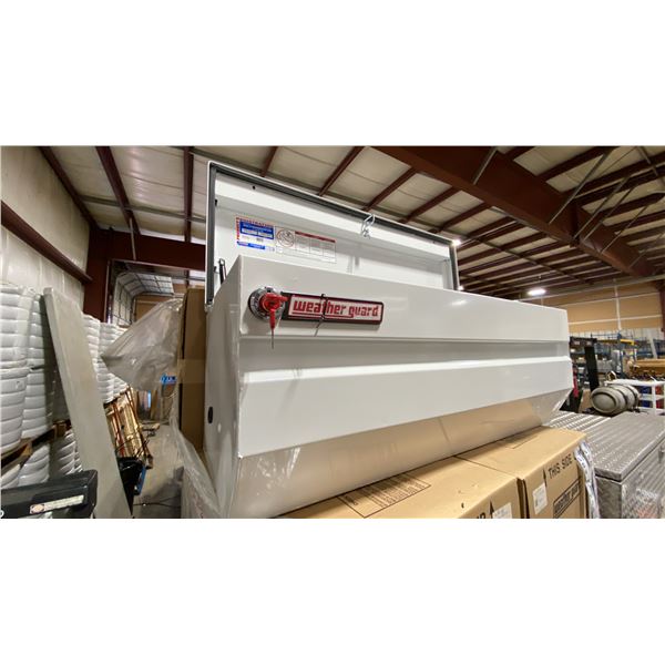 WEATHER GUARD MODEL 675-3-01, 47" HEAVY DUTY ALL PURPOSE WHITE STEEL TRUCK CHEST