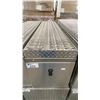 Image 2 : TREBOR MANUFACTURING CHECKER PLATE ALUMINUM SIDE STEP SERVICE/TOOL CHEST APPROX 64"L X 17"D X 22"H