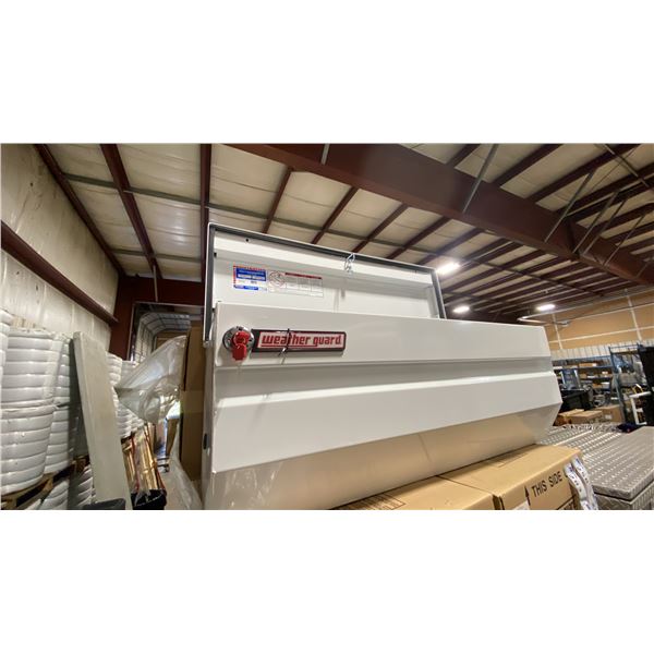 WEATHER GUARD MODEL 675-3-01, 47" HEAVY DUTY ALL PURPOSE WHITE STEEL TRUCK CHEST