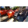 Image 1 : KUBOTA V5294A ORANGE 78" STRAIGHT BLADE ATTACHMENT WITH KUBOTA V5293B 4 POINT FRONT HITCH AND POWER
