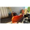 Image 3 : KUBOTA V5294A ORANGE 78" STRAIGHT BLADE ATTACHMENT WITH KUBOTA V5293B 4 POINT FRONT HITCH AND POWER