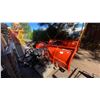 Image 4 : KUBOTA V5294A ORANGE 78" STRAIGHT BLADE ATTACHMENT WITH KUBOTA V5293B 4 POINT FRONT HITCH AND POWER