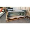 Image 3 : PALLET OF 6 GREEN 10' X 4' PALLET RACKING UPRIGHTS