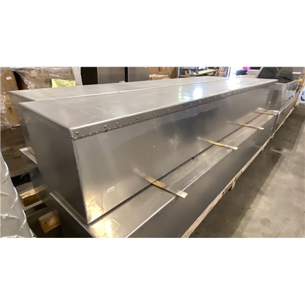 ALUMINUM SERVICE/TOOL CHEST APPROX 117"L X 18.5"D X 16"H